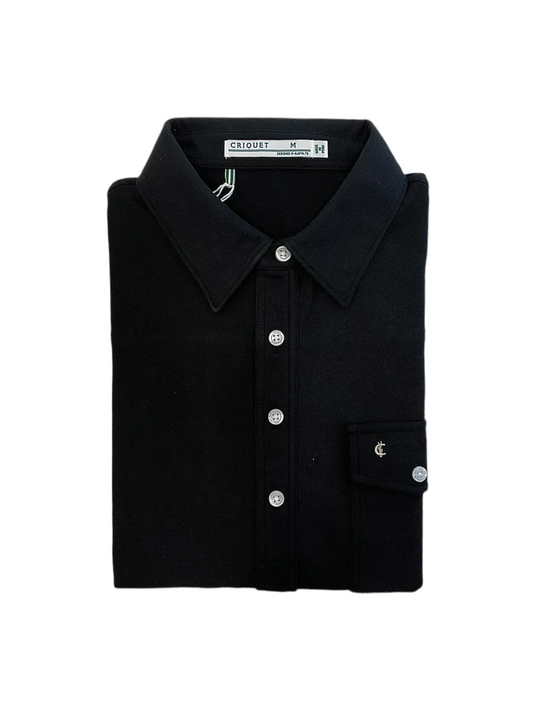 CRIQUET-LS Players Shirt-Blackstone