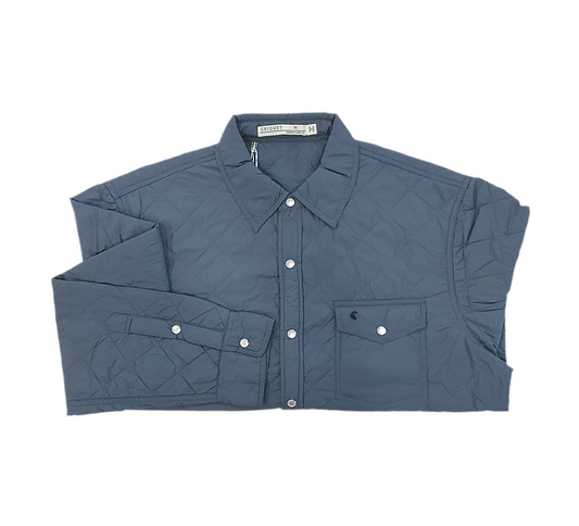 CRIQUET-Quilted Shacket-Slate
