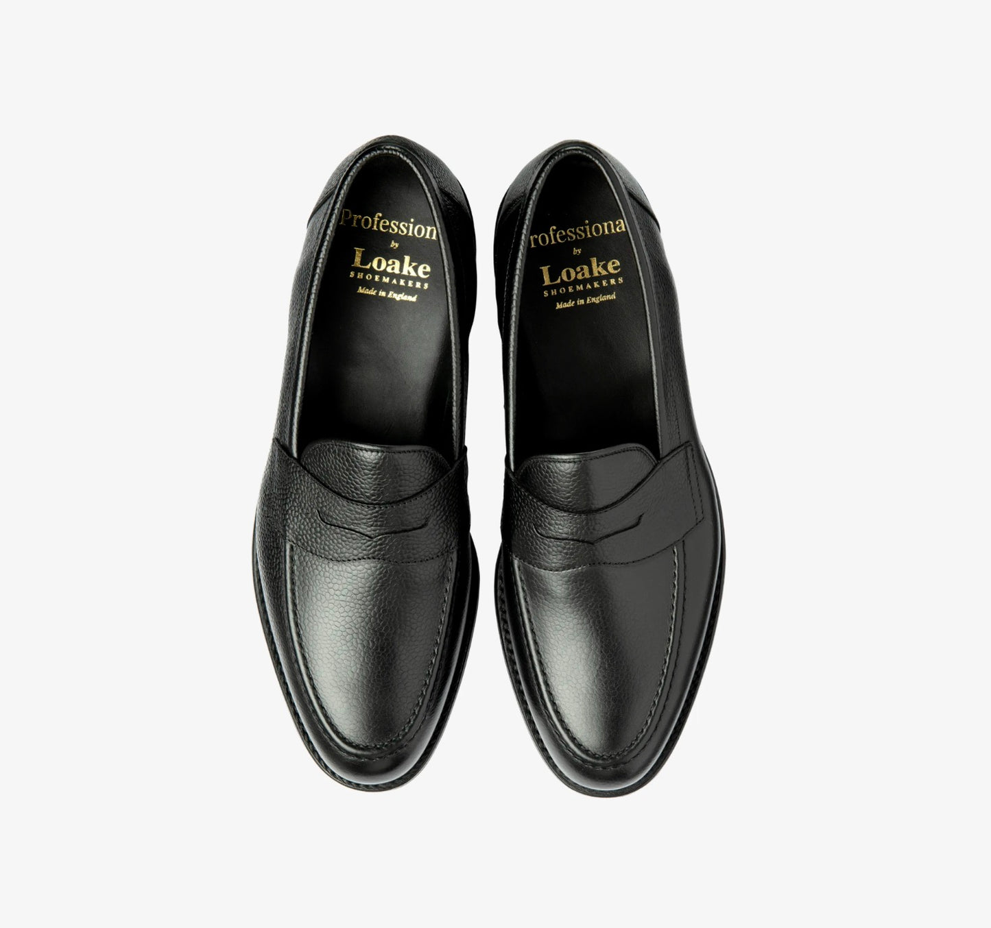 Loake- Imperial - Black Grain Leather