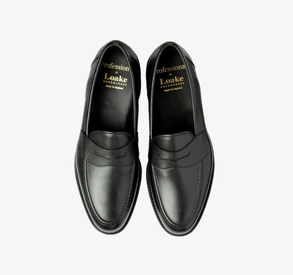 Loake- Imperial - Black Grain Leather