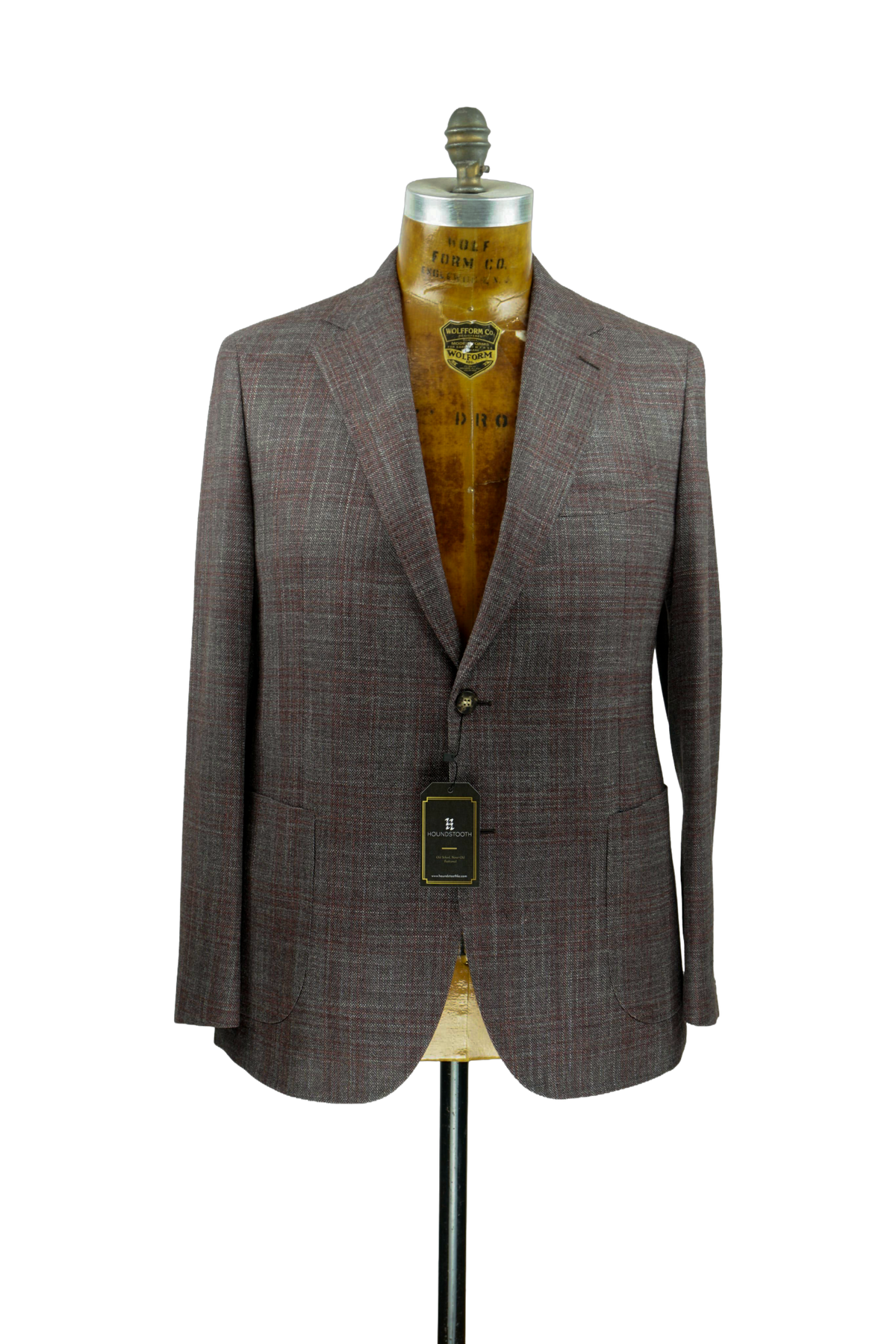 Jacket-Brown/Pink Plaid-30918