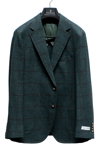Jacket-Green/Red Windowpane-249522