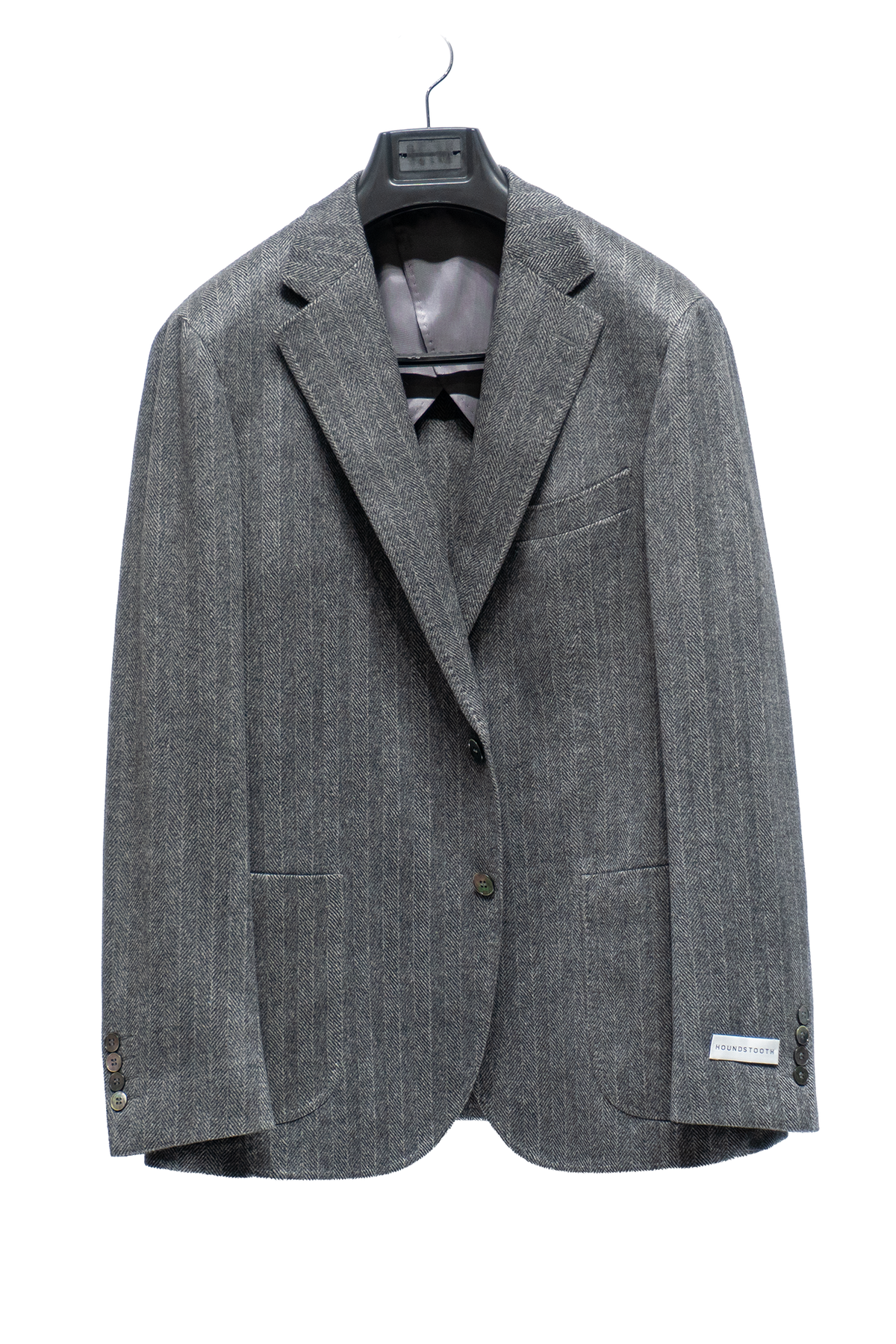 Jacket-Grey/Black Herringbone-DY35