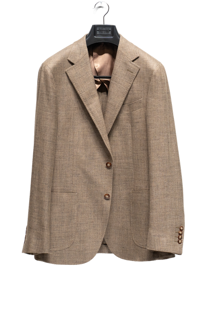 Oatmeal Jacket -  Cashmere/Silk/Linen -450623