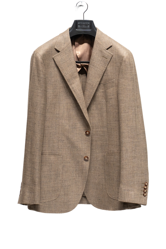 Oatmeal Jacket -  Cashmere/Silk/Linen -450623