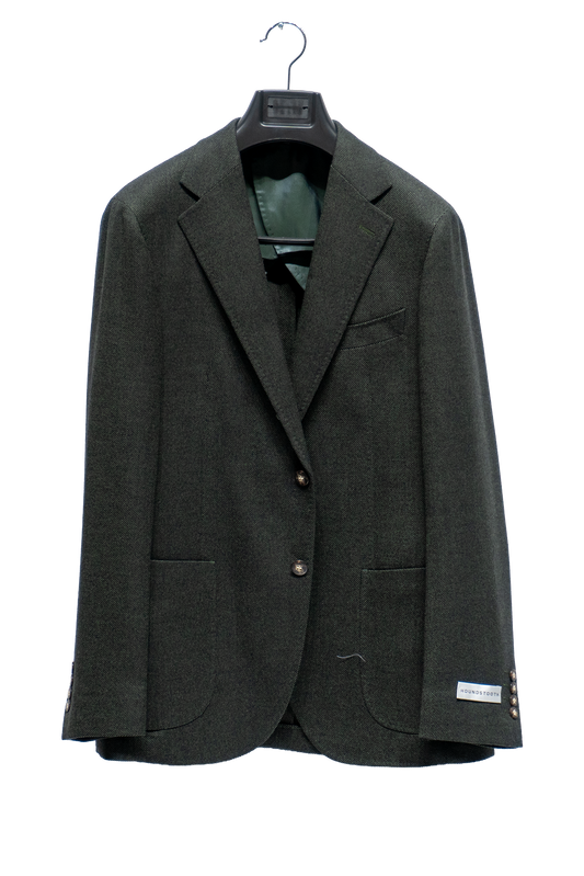 Jacket-Green Birdseye-330526